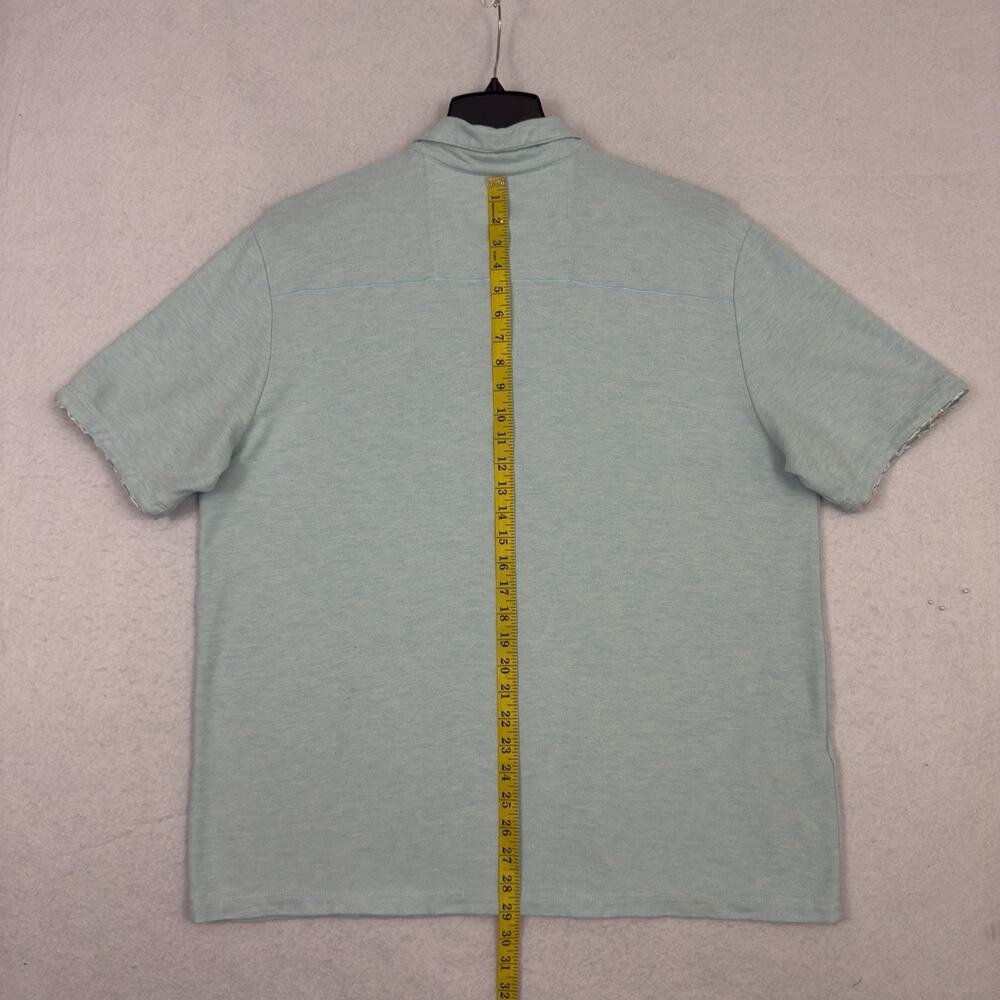 Tommy Bahama Polo Shirt Mens XL Blue IslandZone Martini Logo Supima Cotton - Picture 6 of 11